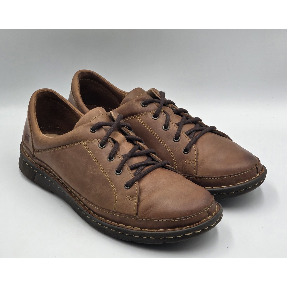 Born Shoes Womens Size 9 Brown Leather Lace Up Comfort Walking Shoes Casual
